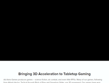 Tablet Screenshot of adastragames.com